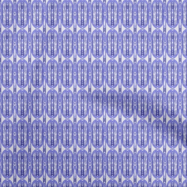 oneOone Polyester Spandex Medium Purple Fabric Geometric Sewing Craft Projects Fabric Prints By Yard 56 Inch Wide