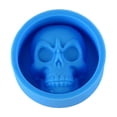 3D Skull Silicone Mold for Halloween Baking, Cupcake Muffin Tray for ...