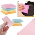 thumbnail image 2 of SNNROO 4pcs/set Soft Sponge Scouring Pads Dish Bowl Kitchen Cleaning Scrub Scrubber Pad, 2 of 10
