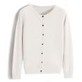 thumbnail image 4 of Cardigan pour Femmes Chandail Classique Chandail pour Femmes Col Ras du Cou à Boutons Cardigan à Manches Courtes Tricoté Ouvert à l'Avant, 4 of 4