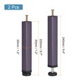 thumbnail image 2 of Unique Bargains 2 Pack Adjustable Height Bed Frame Support Legs(220mm-255mm/8.7'-10'), Gray, 2 of 5