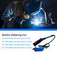 thumbnail image 3 of Amdohai 60W Professional Digital Display 300-510℃ Temperature Adjustable Electric Soldering Iron Tool Lithium Mini Soldering Station One charge in a suit, 3 of 6