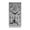 Noir 046, variante sur Vrorvz Décorations d'Halloween pour l'Extérieur et l'Intérieur Rideau en Dentelle Blanc au Style Drapé Élégant pour Déco Effrayante de Porte et de Fenêtre 83.9x40.2 Po Noir