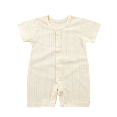 cfhntfmh Barboteuse pour Nouveau-Nés Filles Garçons Confortable Col Ras du Cou Manches Courtes Combinaison à Boutons Bébé Nourrisson Ensembles de Shorts Doux