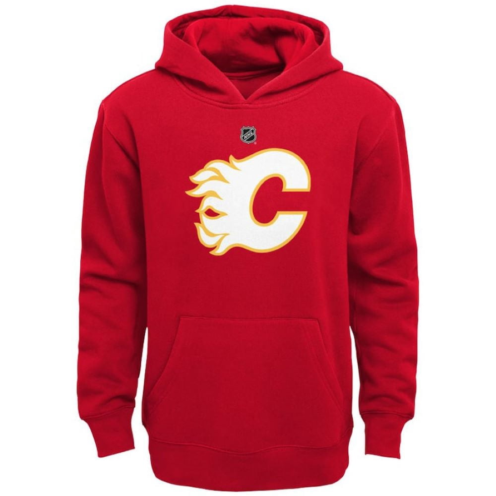 Youth Calgary Flames NHL Prime Pullover Hoodie - Red/White