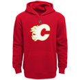 thumbnail image 1 of Chandail à Capuchon à Enfiler Youth Calgary Flames LNH Prime - Rouge/blanc, 1 of 1
