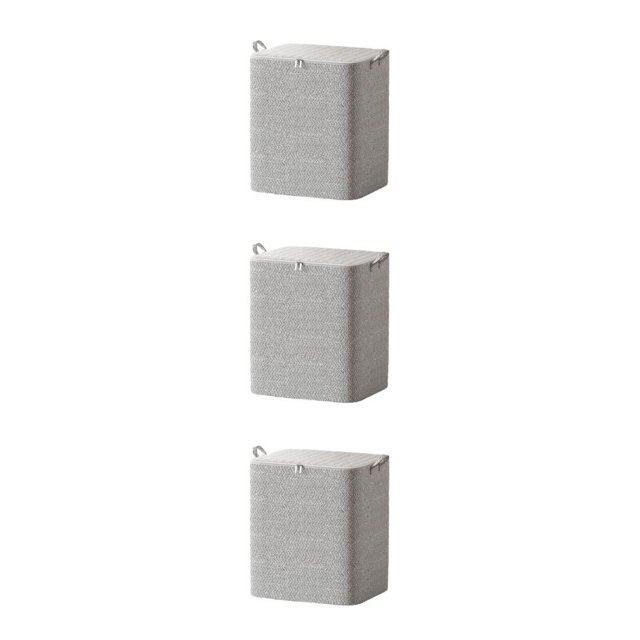 Ruiboury Convenient Storage Box For Wardrobes Easy To And Space-Saving Organized Folding Clothes Organizers Type3 3Set