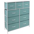thumbnail image 4 of Sorbus 9 Drawers Chest Dresser - Aqua, 4 of 8