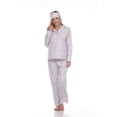 thumbnail image 1 of White Mark Pyjama Trois Pièces à Boutons pour Femme, 1 of 5
