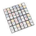 thumbnail image 1 of Double Six Dominoes, Portable Dominoes Lightweight 28pcs  For Traveling, 1 of 8