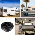 thumbnail image 2 of 75mm Diesel Heater Duct Hose Pipe Air Vent Outlet Closeable Rotatable Black, 2 of 5