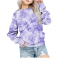 thumbnail image 1 of Yuyuzo Chandails en Molleton pour Filles Tout-Petits Col Rond Manches Longues Décontracté Confortable Bloc de Couleur Pull d'Automne pour Bébé Fille, 1 of 5
