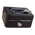 thumbnail image 1 of Metal Cash Box with Money Tray Lock Box, Mini Money Saving Organizer for Household Cash Management, Portable Money Storage Safe for Car, 1 of 7