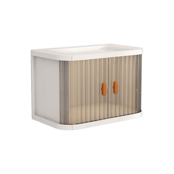 Stackable Collapsible Storage Bins with Lids, Multi-Purpose Plastic Containers for Toys, Office Supplies, and Snack Organization