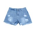 thumbnail image 5 of 2025 Femmes Été Shorts de Course pour Femmes Jeans Taille Haute Ajustés Robe à Manches Courtes pour Femmes Shorts Troués, 5 of 5