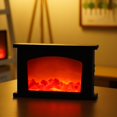 thumbnail image 2 of LED Fireplace Lantern Flamless Effect Cabinet House, 2 of 7