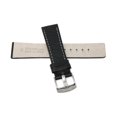 thumbnail image 4 of 22mm Leather Watch Band Strap, Stainless Steel Buckle, 4 of 7