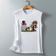 thumbnail image 5 of Daisyyozoid Chandail de Pâques Heureux pour Femmes Mode Décontractée Sans Manches Imprimé Chandails pour Dames Gilet, 5 of 5
