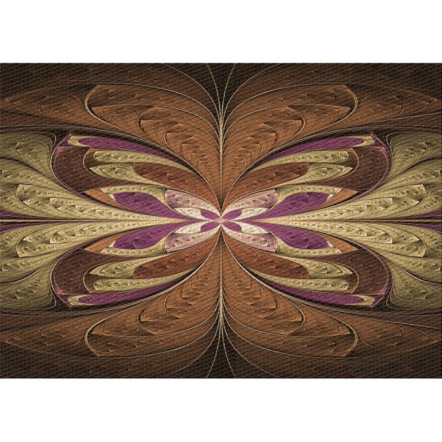 Ahgly Tapis Rectangulaire Lavable en Machine Intérieur Transitionnel Marron Clair, 2 Pieds x 3 Pieds