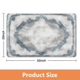 thumbnail image 4 of Timeless Gray Vintage Bathroom Runner Rug: Non-Slip, Soft & Machine Washable - 20x32 in Farmhouse Floral Mat - Perfect Addition for Sink, Shower, Bathtub, 4 of 5