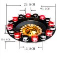 thumbnail image 2 of FixtureDisplays® Verre à Shooter Roulette, Ensemble de Jeu à Boire - (2) Balles et (16) Verres 16869, 2 of 5