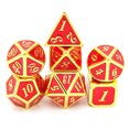 thumbnail image 1 of 7PCS Multi Dimensional Dice Zinc Alloy Dice Entertainment Gambling Playing Dice Set Game Accessories, 1 of 7