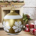 thumbnail image 1 of 60cm Inflatable Christmas Ball with Light Glow Giant Atmosphere Ball Home Garden, 1 of 8