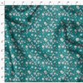 thumbnail image 4 of Soimoi Green Poly Georgette Fabric Dot & Arrow Tribal Print Sewing Fabric Yard 42 Inch Wide, 4 of 5