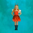 thumbnail image 3 of Northlight Red and Black Ladybug Girl Child Halloween Costume - Small, 3 of 5