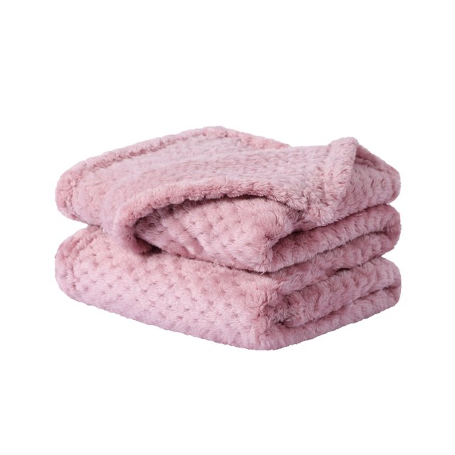 Unique Bargains Couverture de Lit en Molleton de Luxe en Maille Tissée