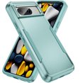 thumbnail image 1 of [PST] Google Pixel 8 Hard Case, Dual Layers Heavy Duty Rubber Armor Bumper Hard Case Cover, 1 of 5
