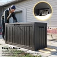 thumbnail image 3 of EasyUp Coffre de Terrasse en Résine de 75 Gallons, Coffre de Rangement Extérieur Verrouillable pour Meubles, Outils de Jardin et Rangement d'Outils, Boîtes de Rangement Extérieures Étanches (Noir), 3 of 7