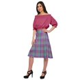 thumbnail image 2 of Moomaya Jupe Imprimée pour Femmes en Poly Spandex Tenue Décontractée Jupe d'Été pour Filles, 2 of 5