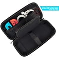 thumbnail image 4 of Sac de Transport pour Nintendo Switch, Sac pour Interchangeable de Marchandises : Coque Rigide de Protection pour le Voyage pour Nintendo Switch, Rangement de 20 Jeux, Console et Accessoires, 4 of 7