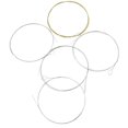 thumbnail image 1 of SNNROO Ensemble de 5 Cordes de Banjo Remplacement Cordes de Banjo Ensemble de 5 Cordes Cordes d'Instrument de Banjo, 1 of 6