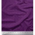 thumbnail image 1 of Soimoi Satin Silk Fabric Dot & Heart Small Decor Fabric Printed Yard 42 Inch Wide, 1 of 3