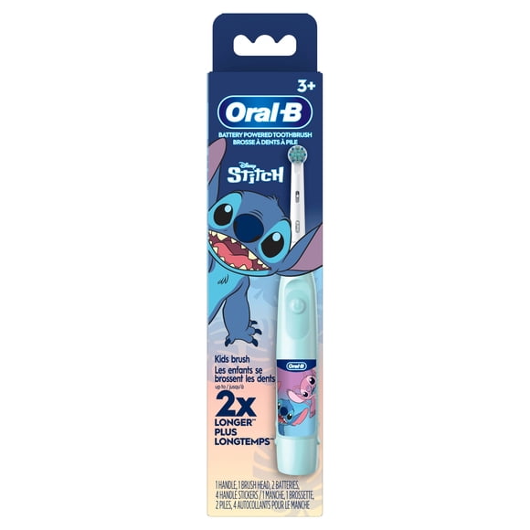 Oral-B Brosse à Dents Électrique à Pile pour Enfants de 3 Ans et Plus, Poils Extra Souples