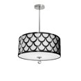 thumbnail image 1 of Dainolite HAN-194P-PC-BW Black/White Pendant, 1 of 1