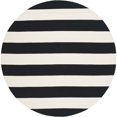 thumbnail image 1 of Safavieh Montauk Black Contemporary Rug - Round 4', 1 of 1