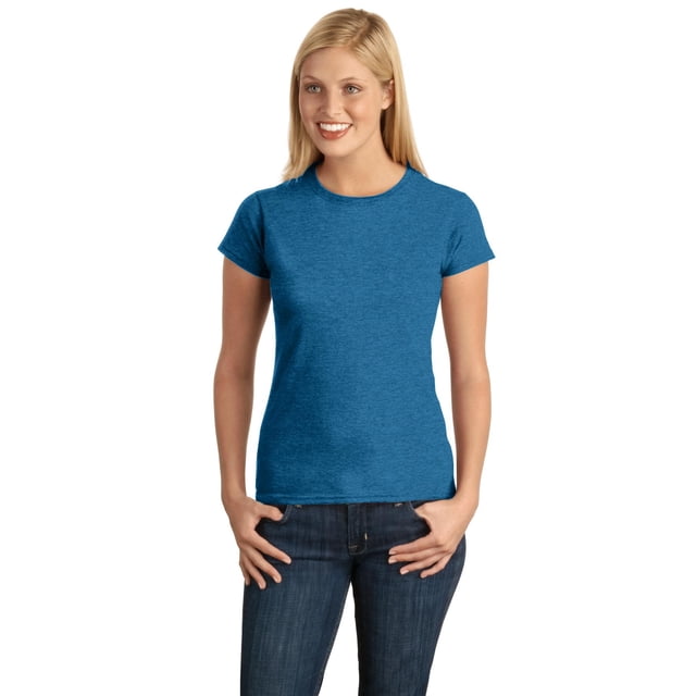 Gildan T-Shirt Ajusté Junior à Manches Courtes 100 pour Cent Coton 64000L