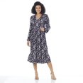 thumbnail image 1 of IVY Women's Printed Midi Dress, 1 of 6