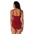 thumbnail image 4 of Speedo Maillot de Bain une Pièce pour Femmes Endurance+ Débardeur Froncé avec Bretelles Réglables - Rhubarbe, Taille : 16, 4 of 4