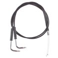 thumbnail image 2 of Black Vinyl Coated Throttle Cable Set for 1996-2005 Harley Dyna Super Glide & Low Rider models - HC-0332-0138-FXD, 2 of 3