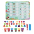 thumbnail image 2 of Children Clay Stamp Toy, DIY Clay Stamp Set Funny Colorful Lightweight  for Kids, 2 of 7