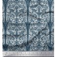 thumbnail image 1 of Soimoi Polyester Crepe Fabric Dot & Artistic Butterfly Printed Fabric 1 Yard 42 Inch Wide, 1 of 3