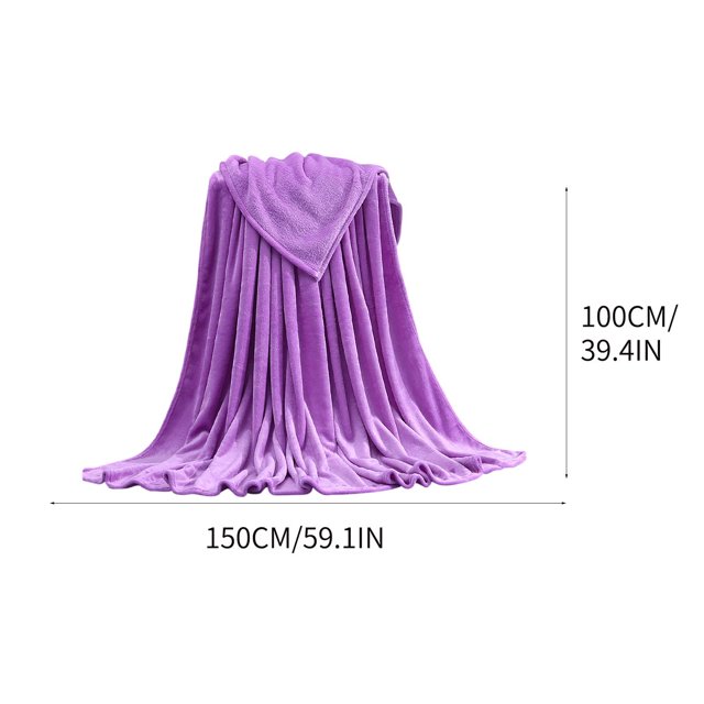Aidoshy Soft Throw Blanket Super Soft Warm Warm Micro Plush Fleece Blanket Throw Rug Sofa Bedding