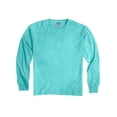 thumbnail image 2 of Hanes Mens ComfortWash Garment Dyed Long Sleeve Tee, S, Navy, 2 of 3