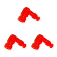 thumbnail image 4 of Decodeary Casquette Polyvalente en Caoutchouc Durable pour Moto pour Accessoire Rouge 3Set, 4 of 6
