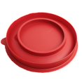 thumbnail image 1 of GUOOL Couvercle de Bol à Salade Rouge Couvercle de Bol à Mélanger Profond Couvercle de Service de Cuisine Bols de Cuisson Couvercle Couvercle à Cils 24 cm, 1 of 5