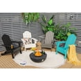 thumbnail image 4 of Gymax Lot de 2 Chaises Adirondack Pliantes pour Patio, Résistantes aux Intempéries, avec Porte-Gobelet, Cour, Gris, 4 of 8
